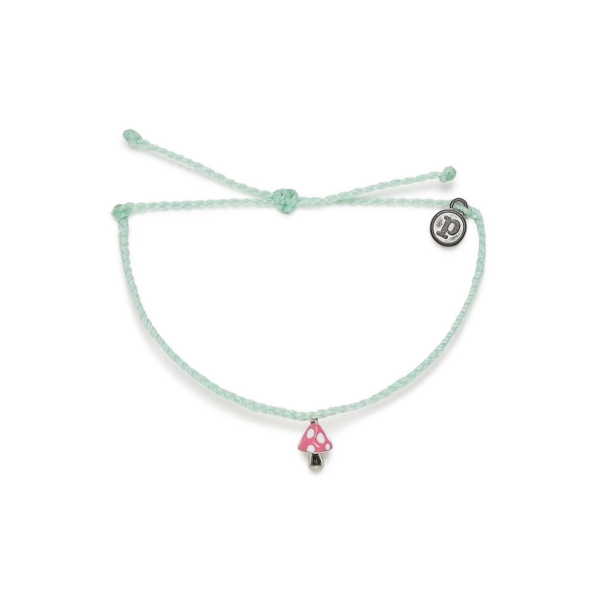 Pura Vida Bracelet Mushroom Charm One Size