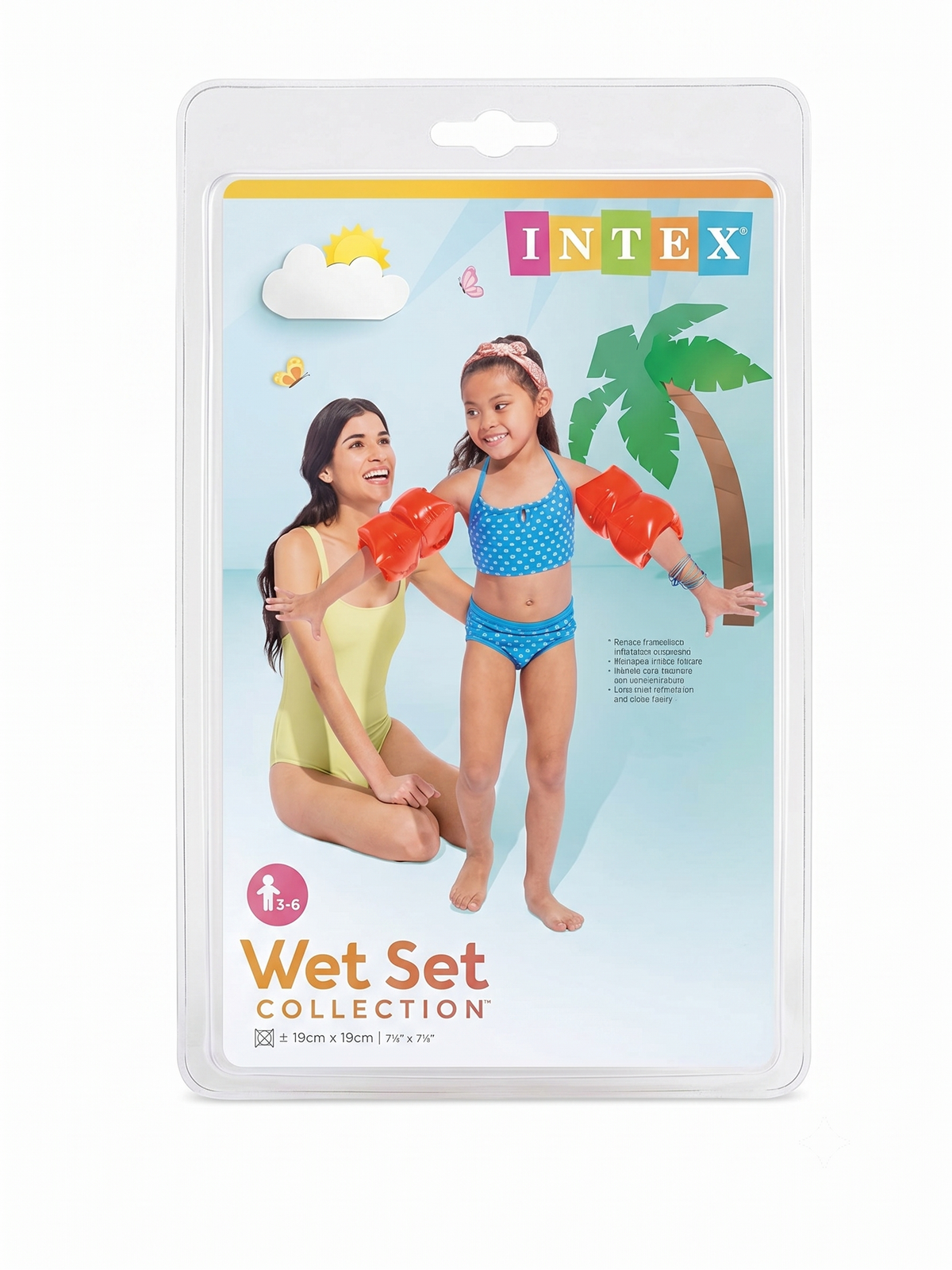Intex Arm Bands Orange 3 To 6 Years Old