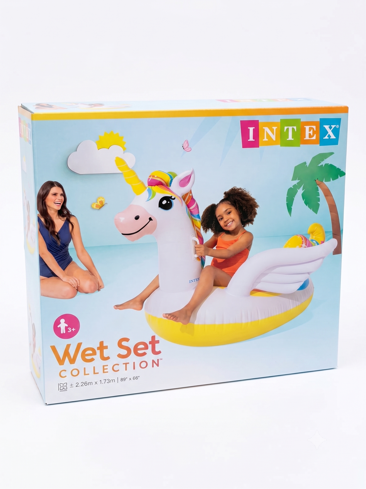 Intex Ride On Enchanted Unicorn Multicolor 44.5x27.7x25.1 cm