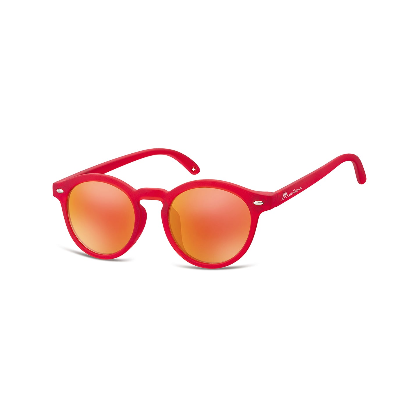 Montana Kids Revo lenses Rubbertouch - Red - Revo Red