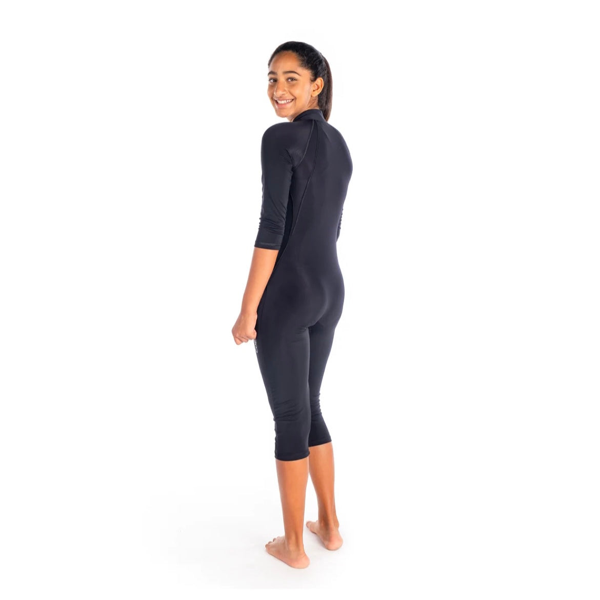 Kids/Youth Slim Kini 3/4 Black