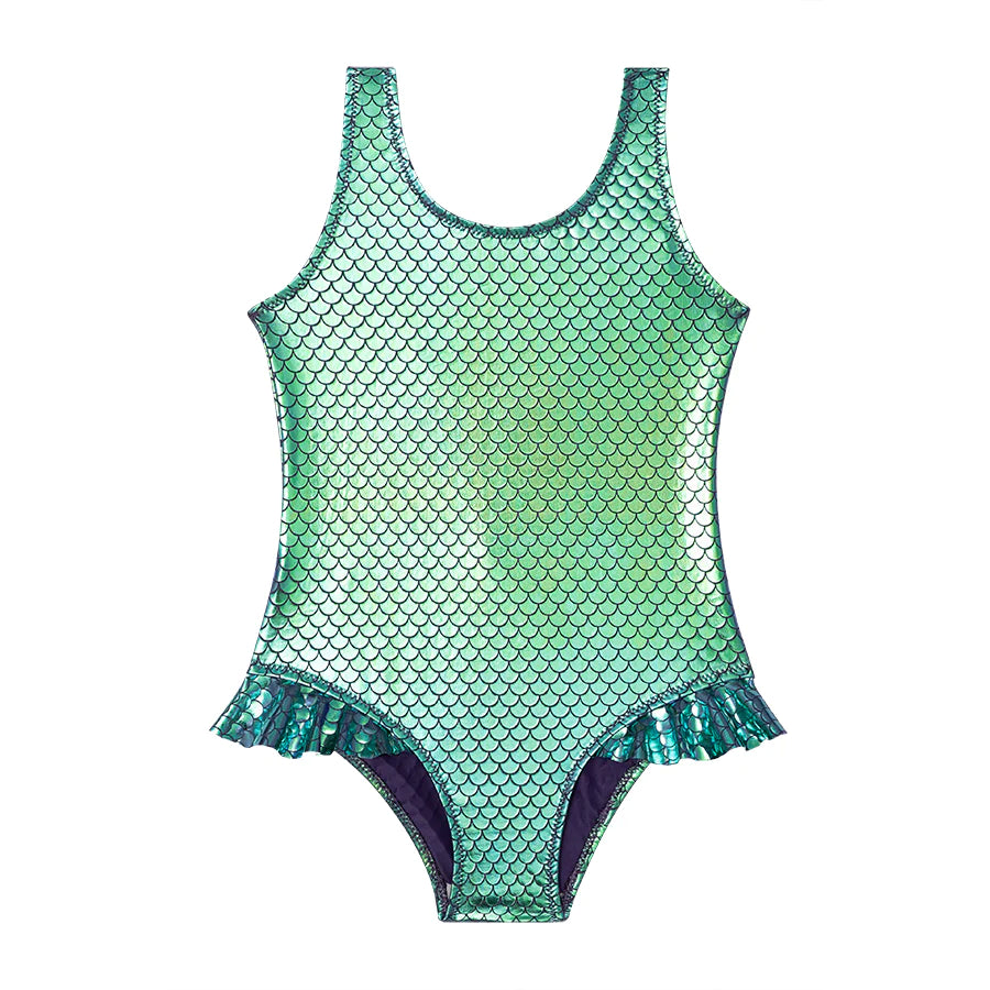 Slipstop Girls Swimsuit Ivy Multicolor