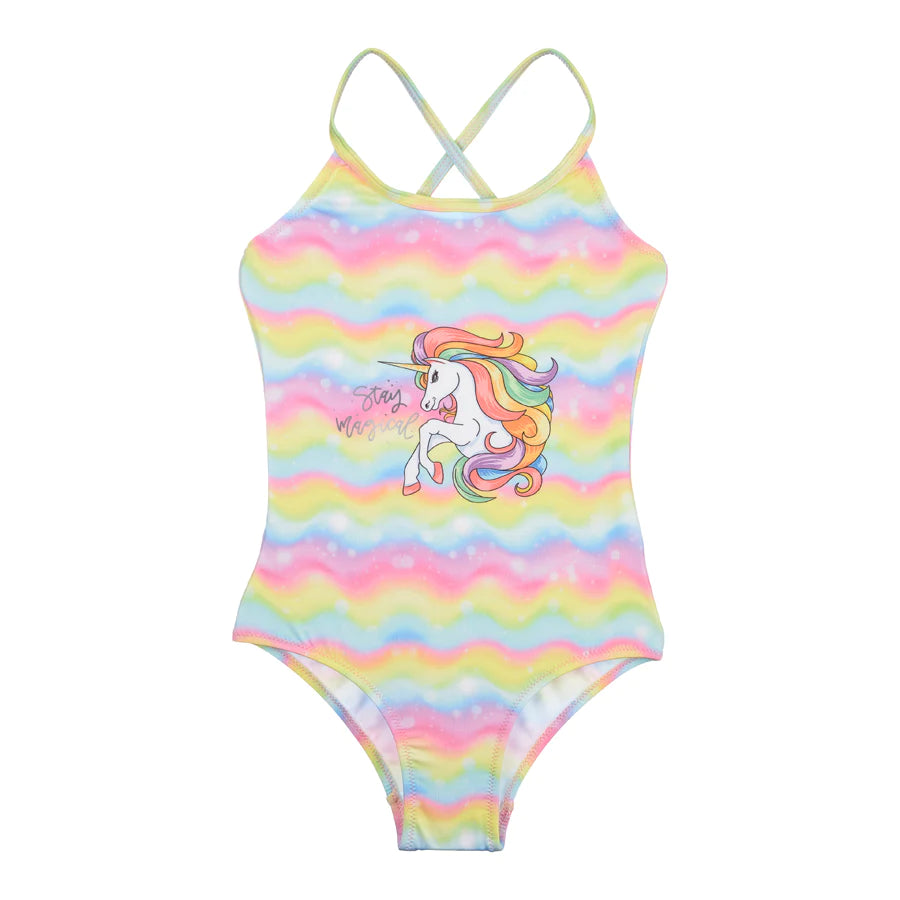 Slipstop Girls Swimsuit Magical Multicolor