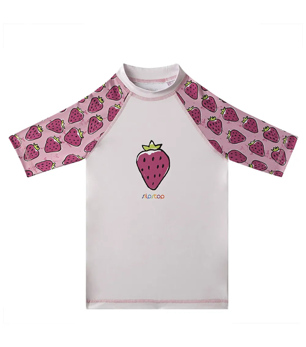Slipstop Girls Rashguard Strawberry Multicolor