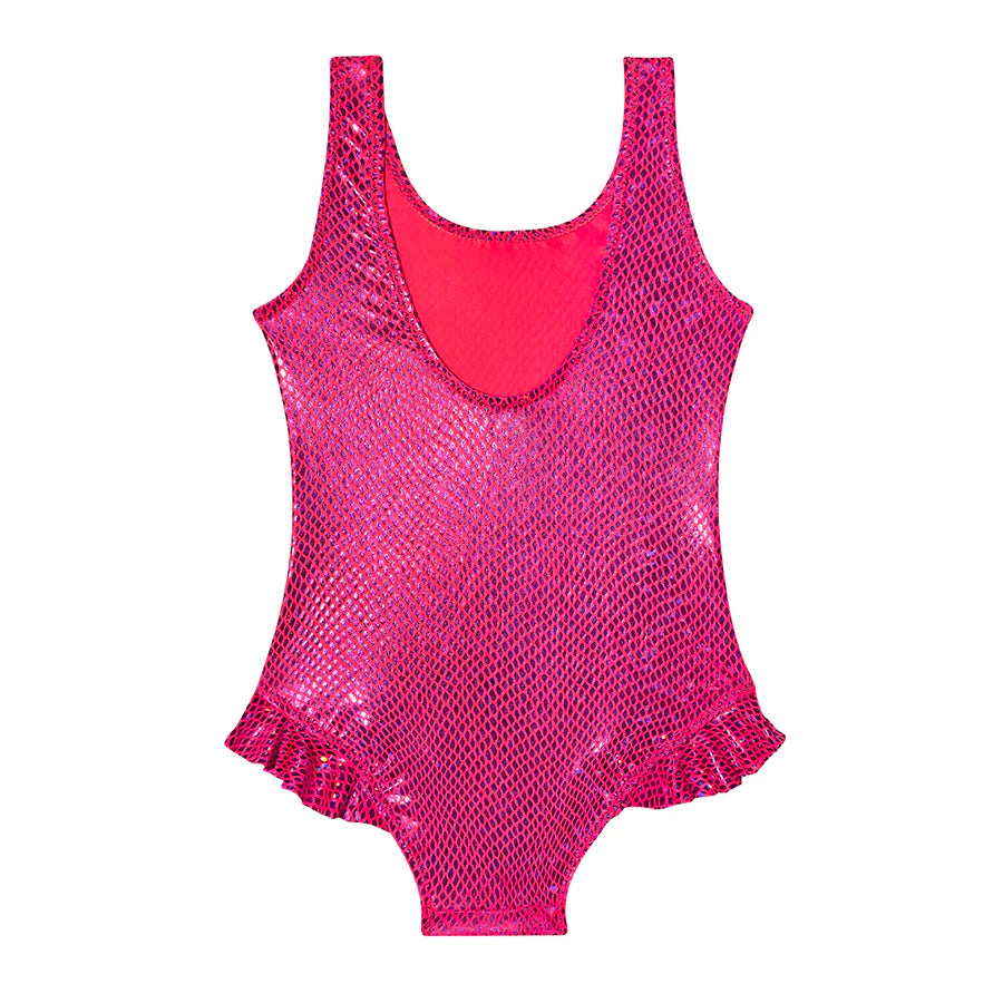 Slipstop Girls Junior Swimsuit Rubin Pink