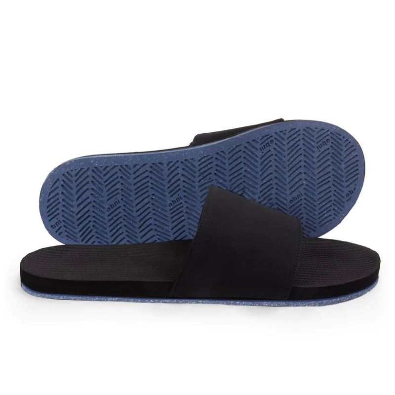 Indosole Sneaker Sole Slides Men Black/Indigo Sole
