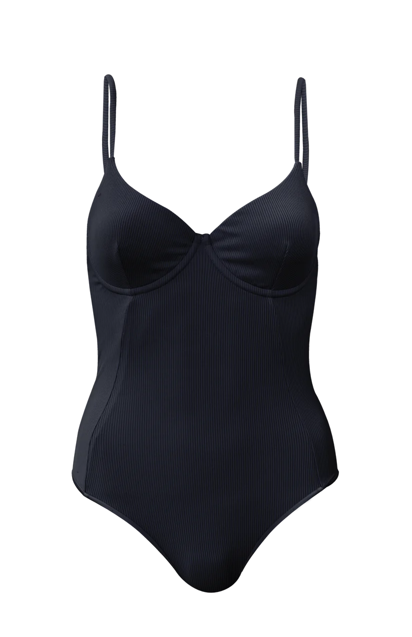 Jasmine Black One Piece