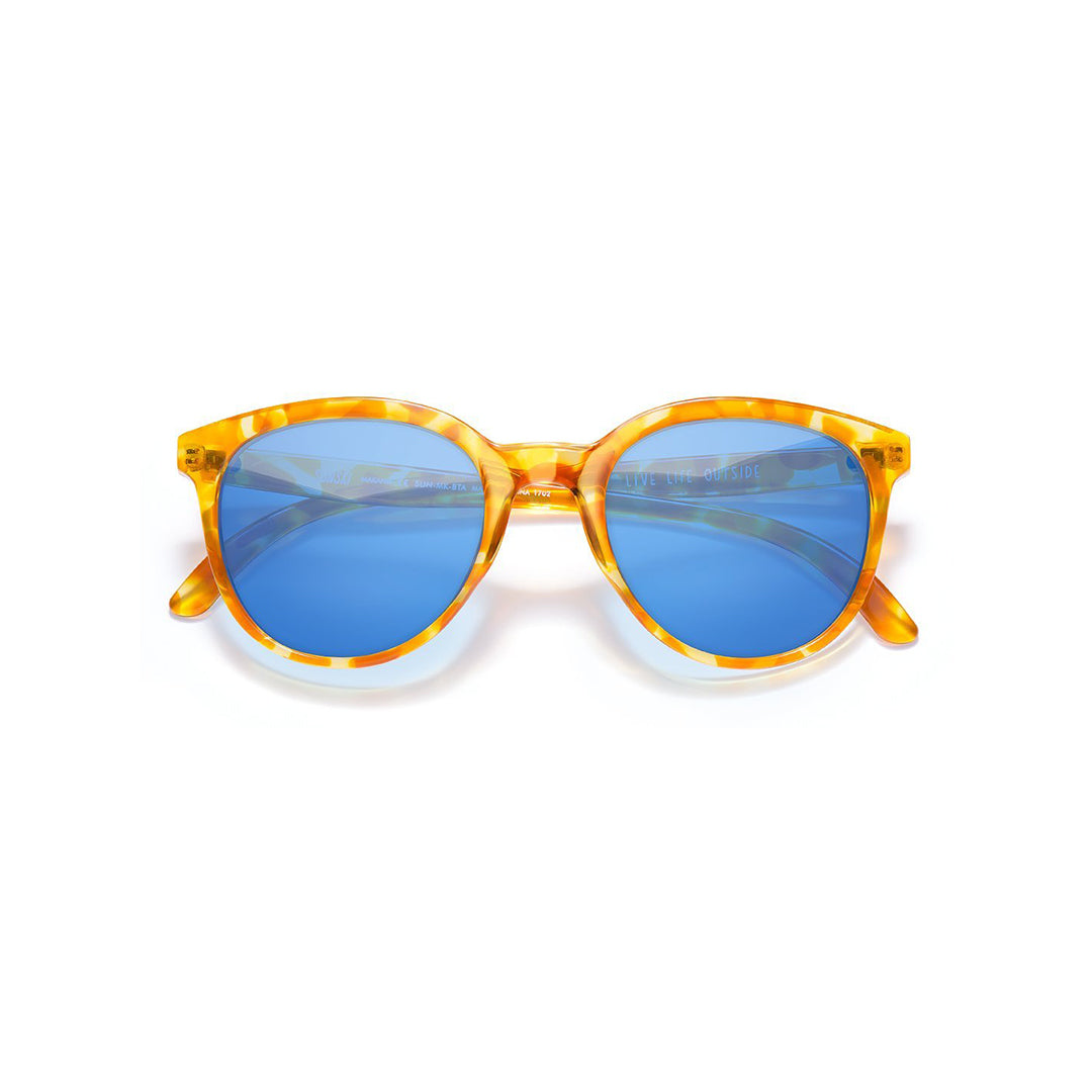 Sunski Sunglasses Makani Blond Tortoise/Aqua Unisex