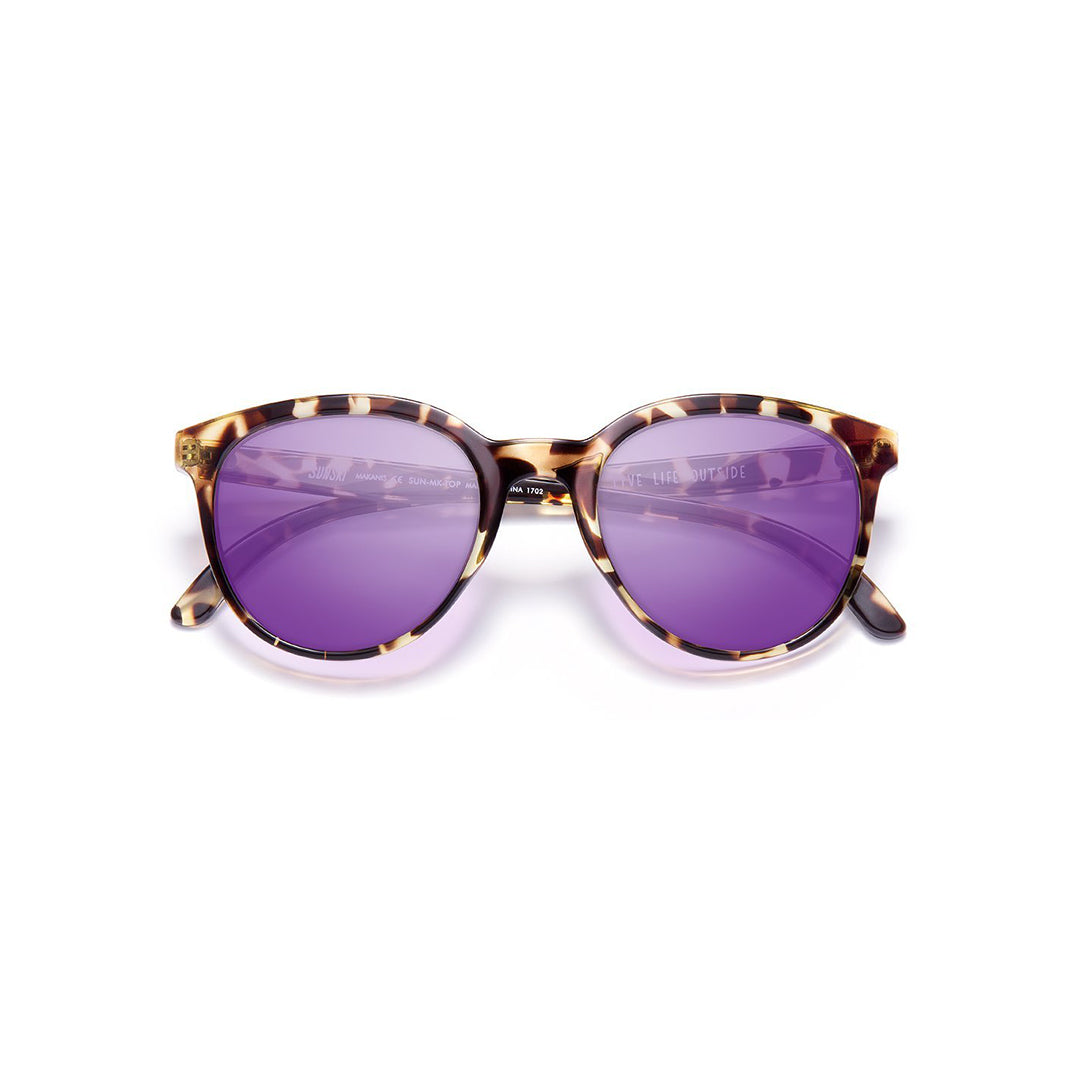 Sunski Sunglasses Makani Tortoise/Purple Unisex