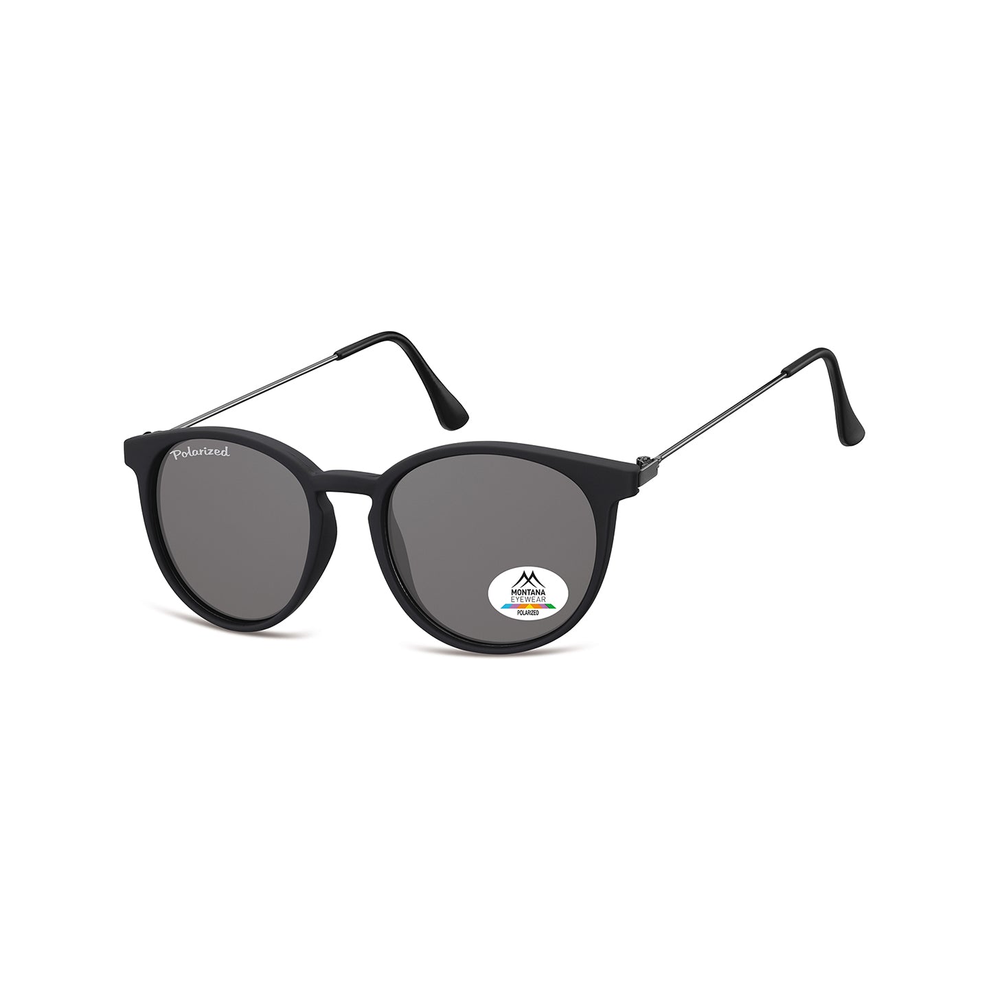 Montana Polarized - Rubbertouch - Black - Smoke Lenses