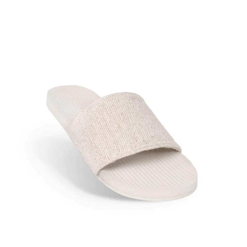 Indosole Recycled Fabric by Pable Slides Men Sea Salt/Natural-Sea Salt Sole