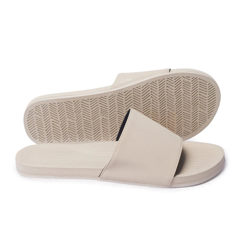 Indosole Sneaker Sole Slides Men Sea Salt/Sea Salt Sole