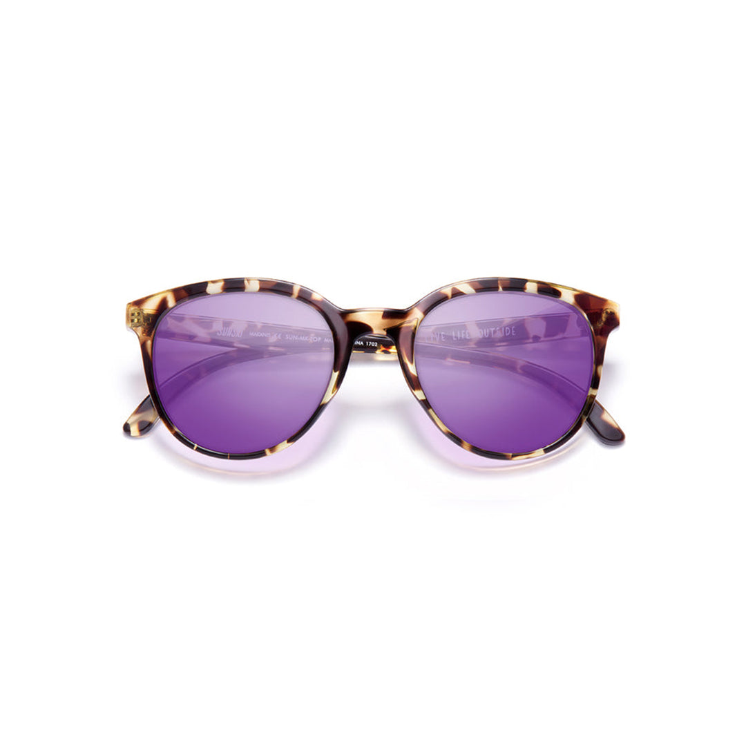 Makani Tortoise/Purple Unisex sunglasses