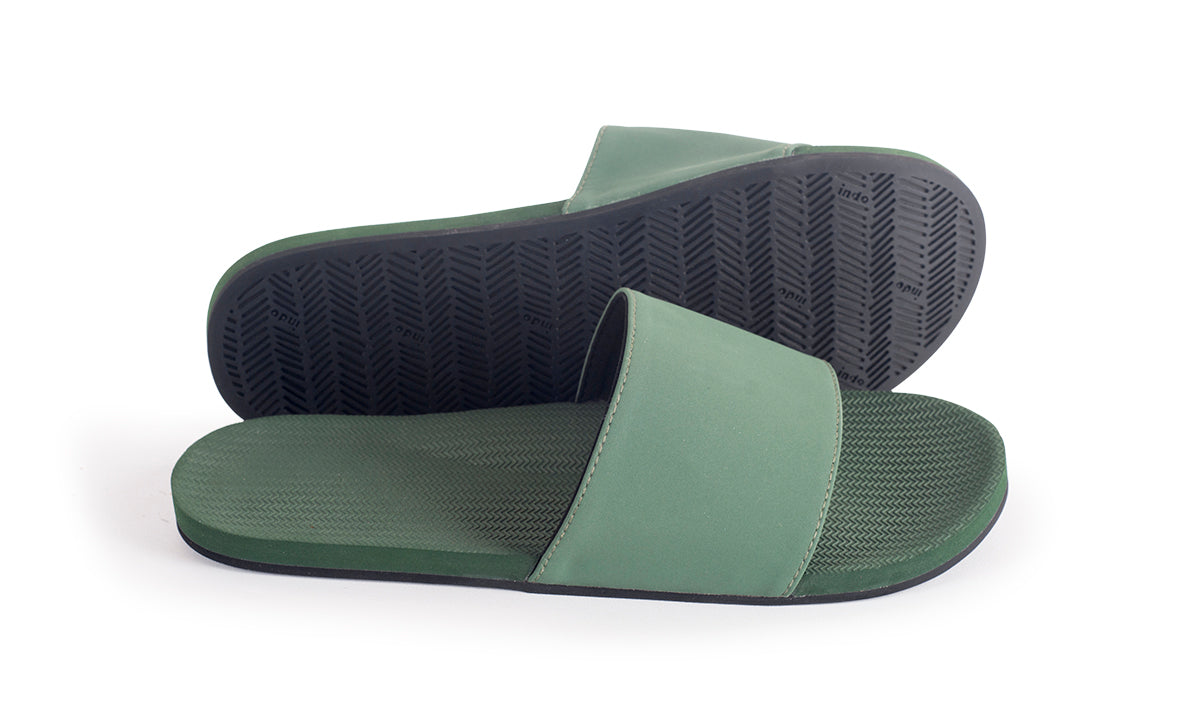 Indosole Essentials Slides Men Leaf