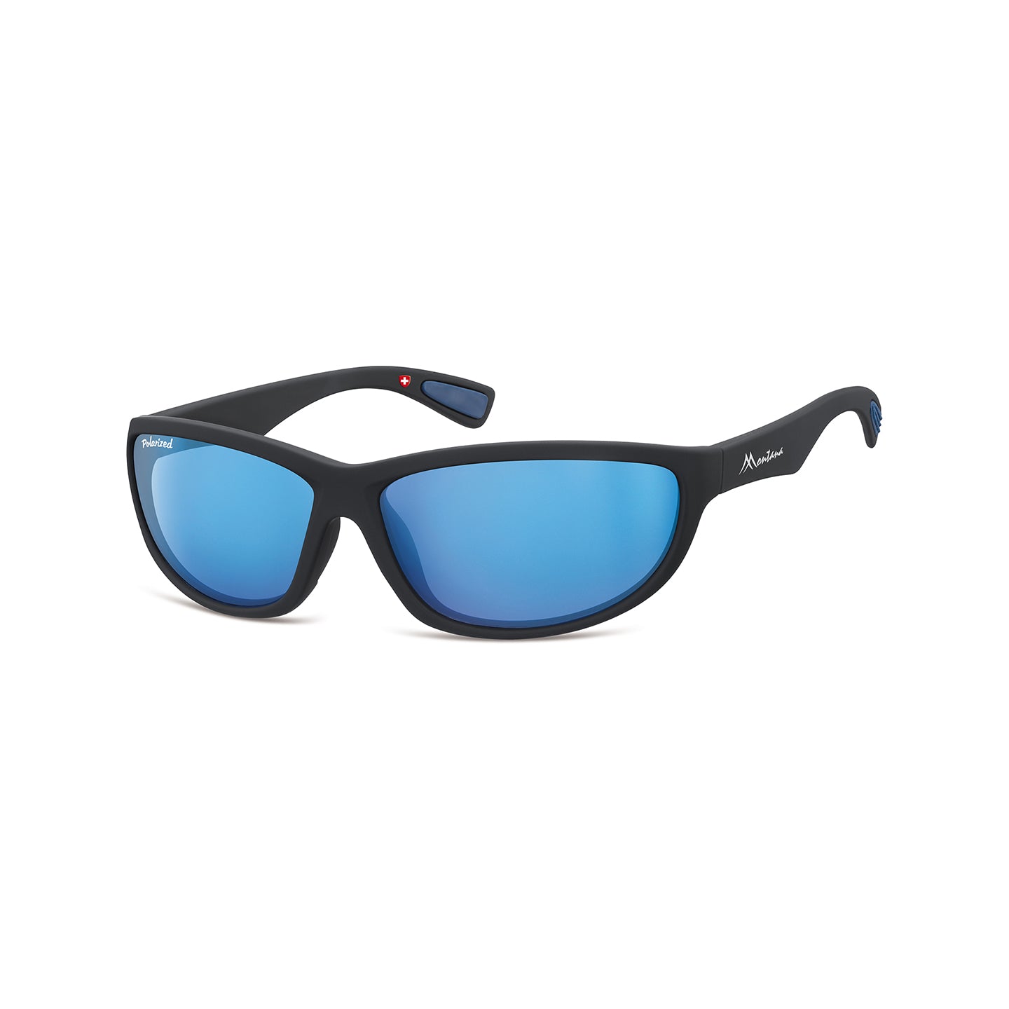 Montana Polarized - Revo lenses - Rubbertouch - Black/Blue - Revo Blue