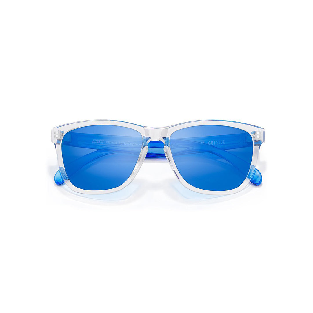 Sunski Sunglasses Original Clear/Blue Mens