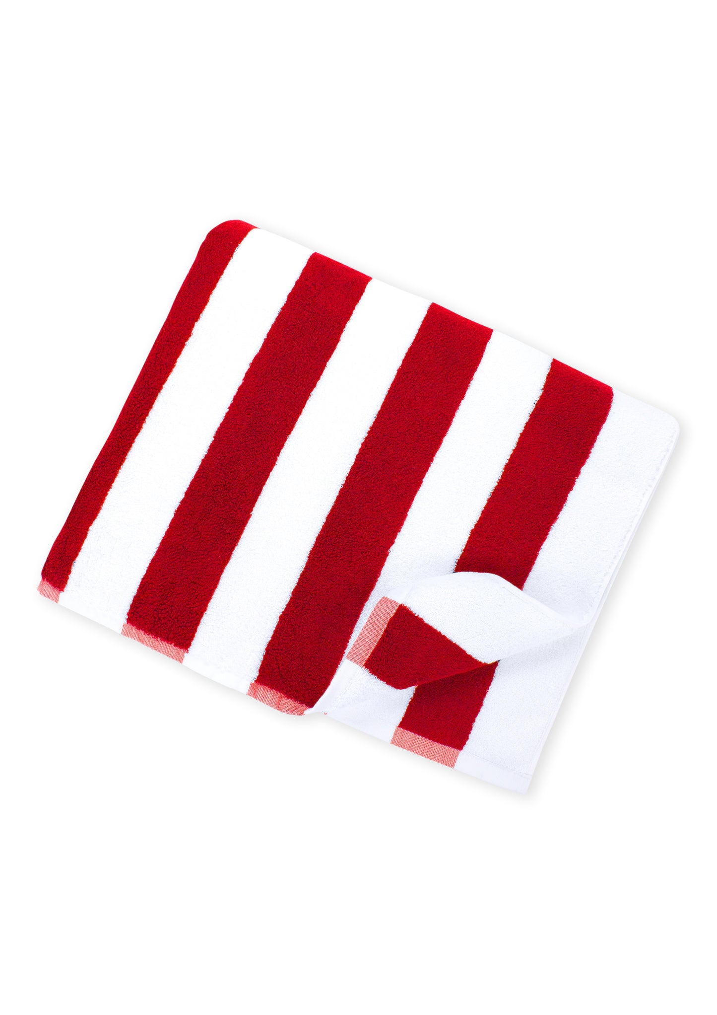 Cabana Pool Towel White/Red