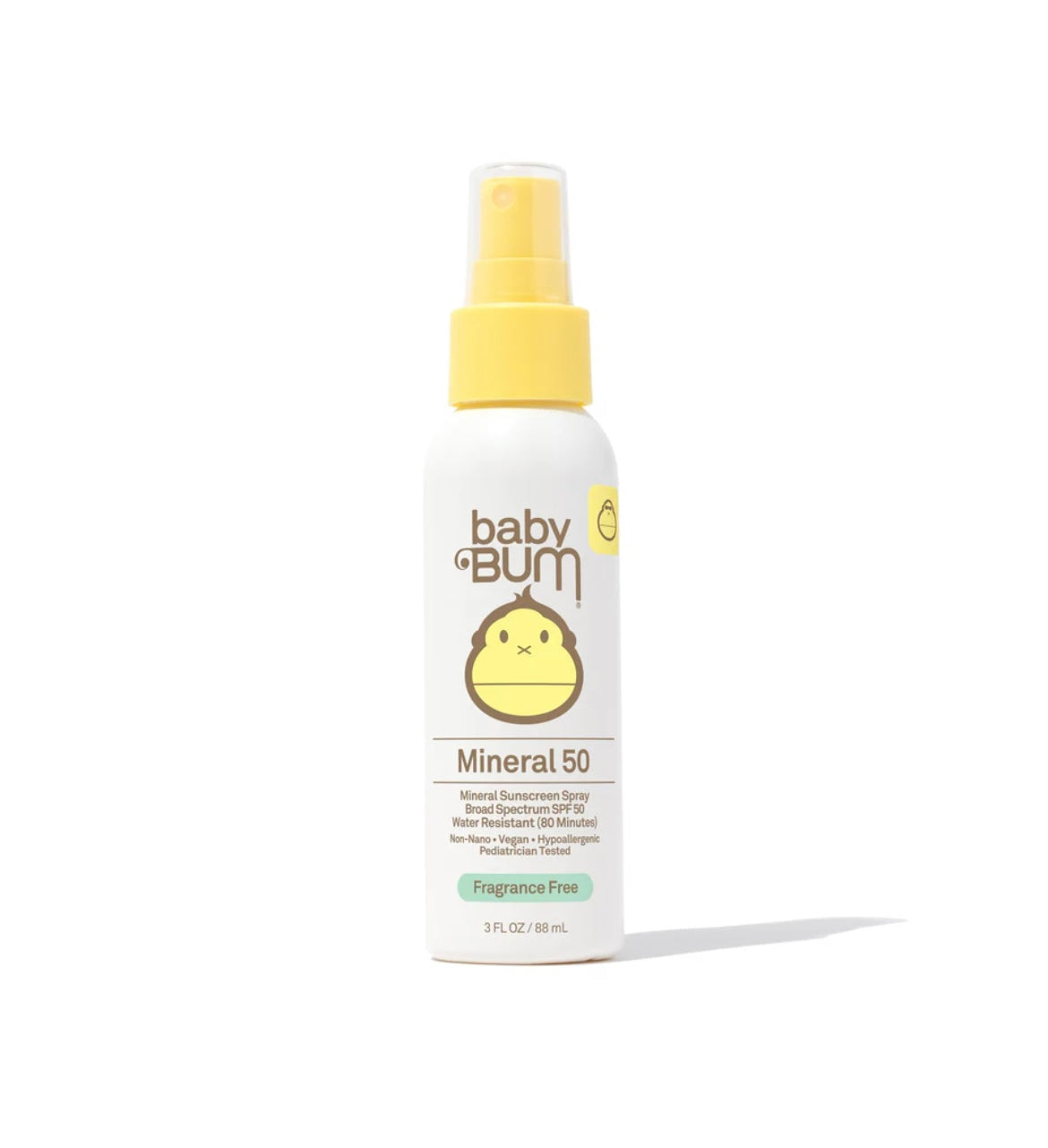 Sun Bum Baby Bum Mineral Sunscreen Spray SPF 50 3 oz