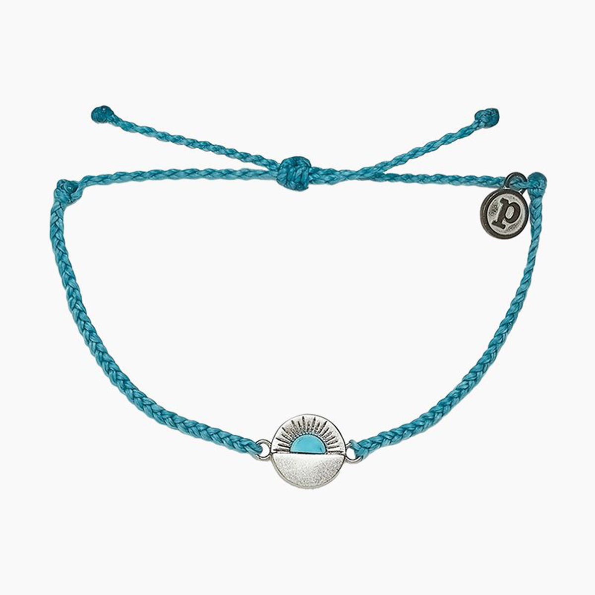 Pura Vida Bracelet Gemstone Sunset Silver One Size