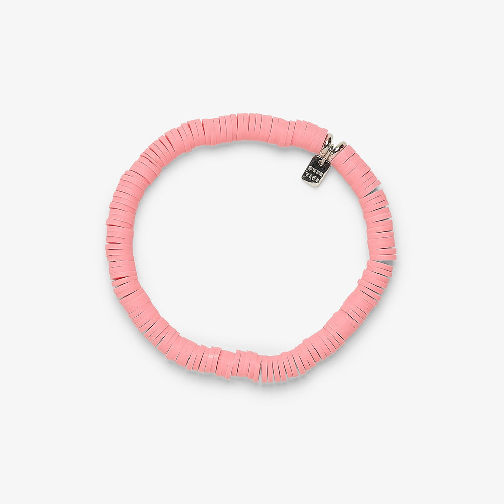 Pura Vida Bracelet Pastel Disc Stretch One Size