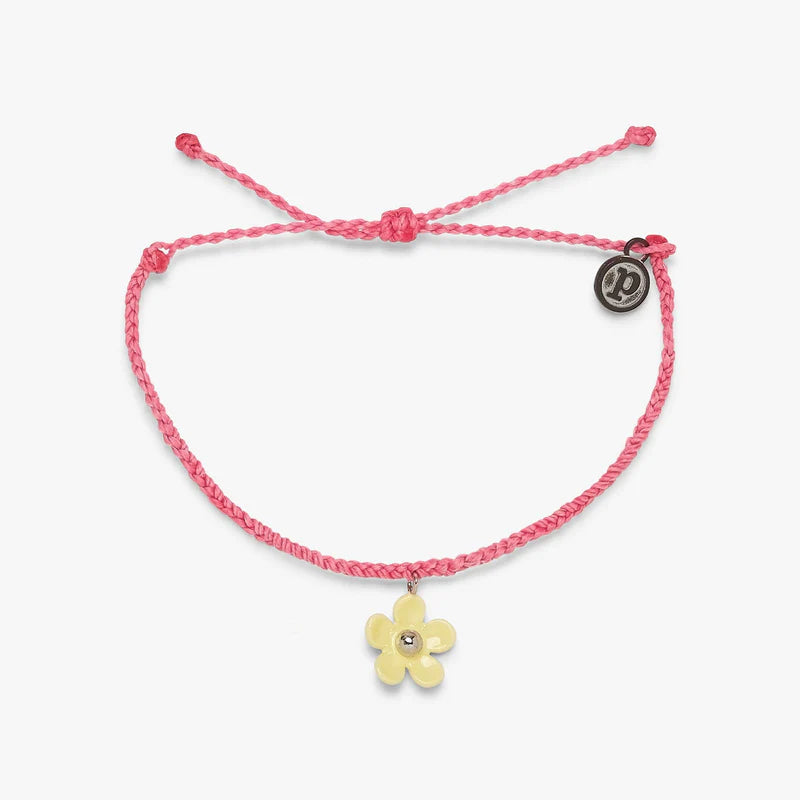 Pura Vida Bracelet Solstice Enamel Flower One Size