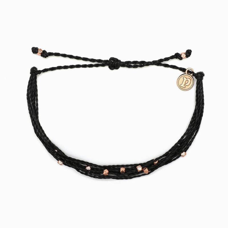 Pura Vida Bracelet Heart Malibu Rose Gold One Size