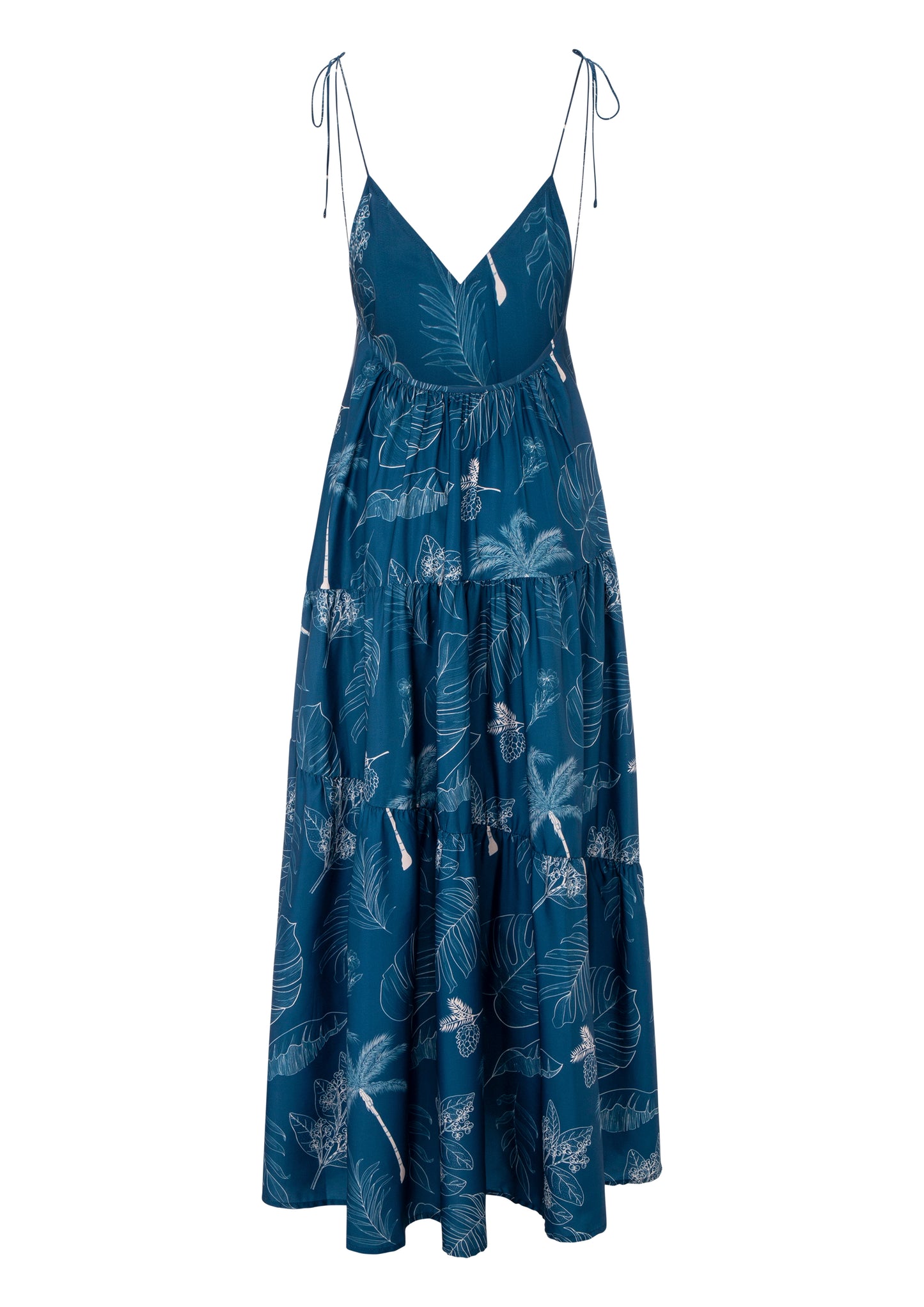 YOLANDA MAXI DRESS Blue Tropics