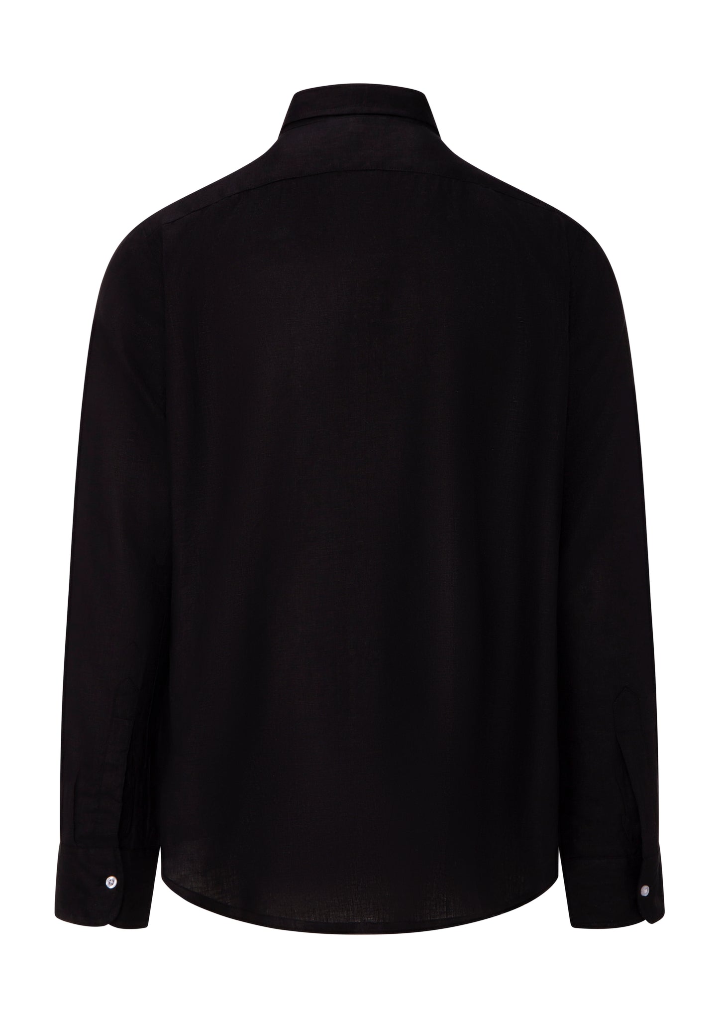 ORION LINEN SHIRT - Black