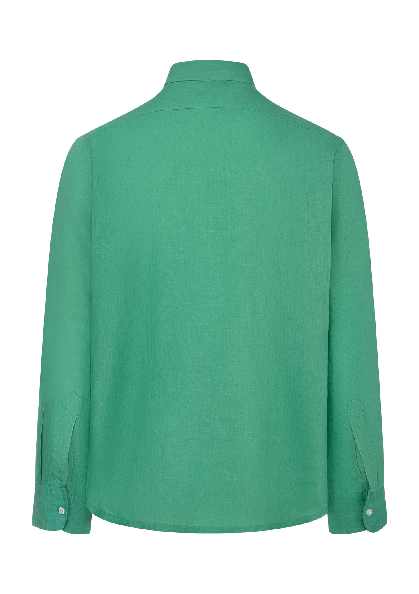 ORION LINEN SHIRT - Emerald Green