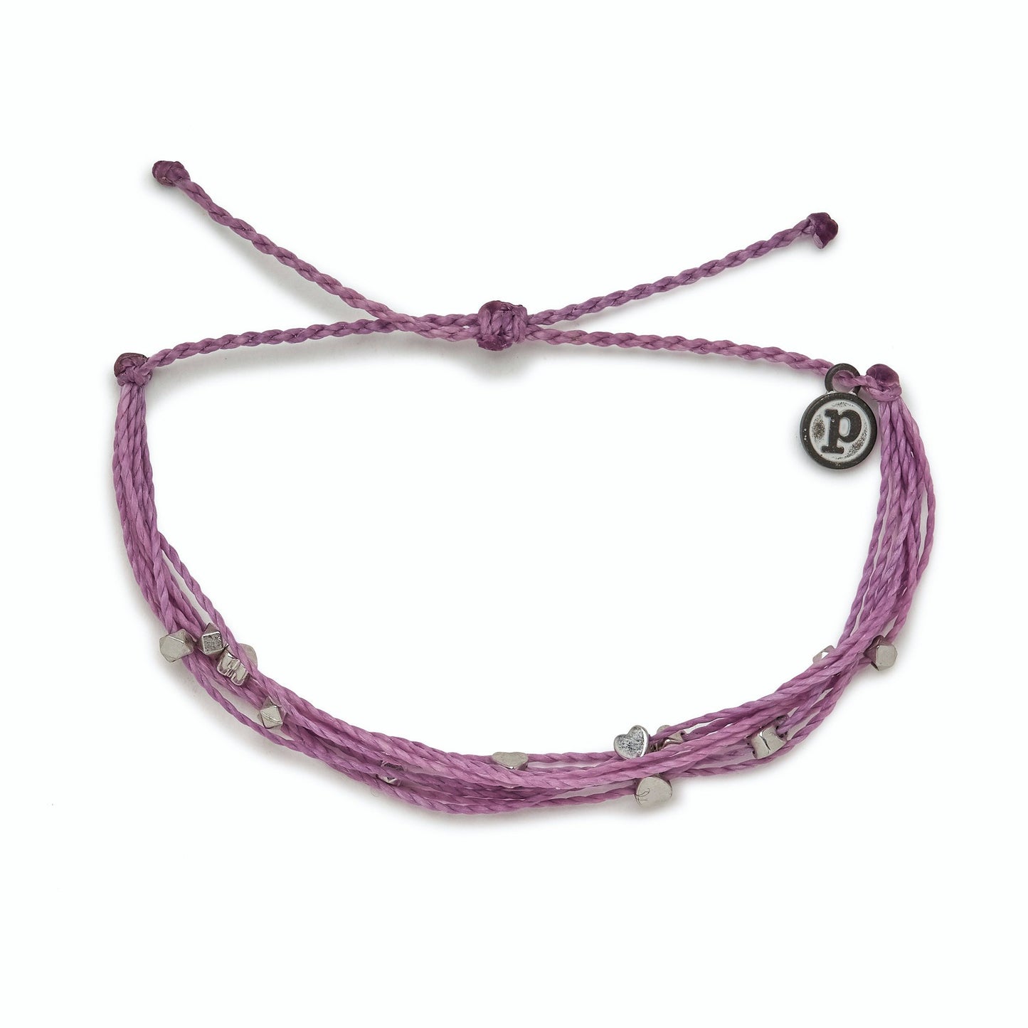 Pura Vida Bracelet Heart Malibu Silver One Size