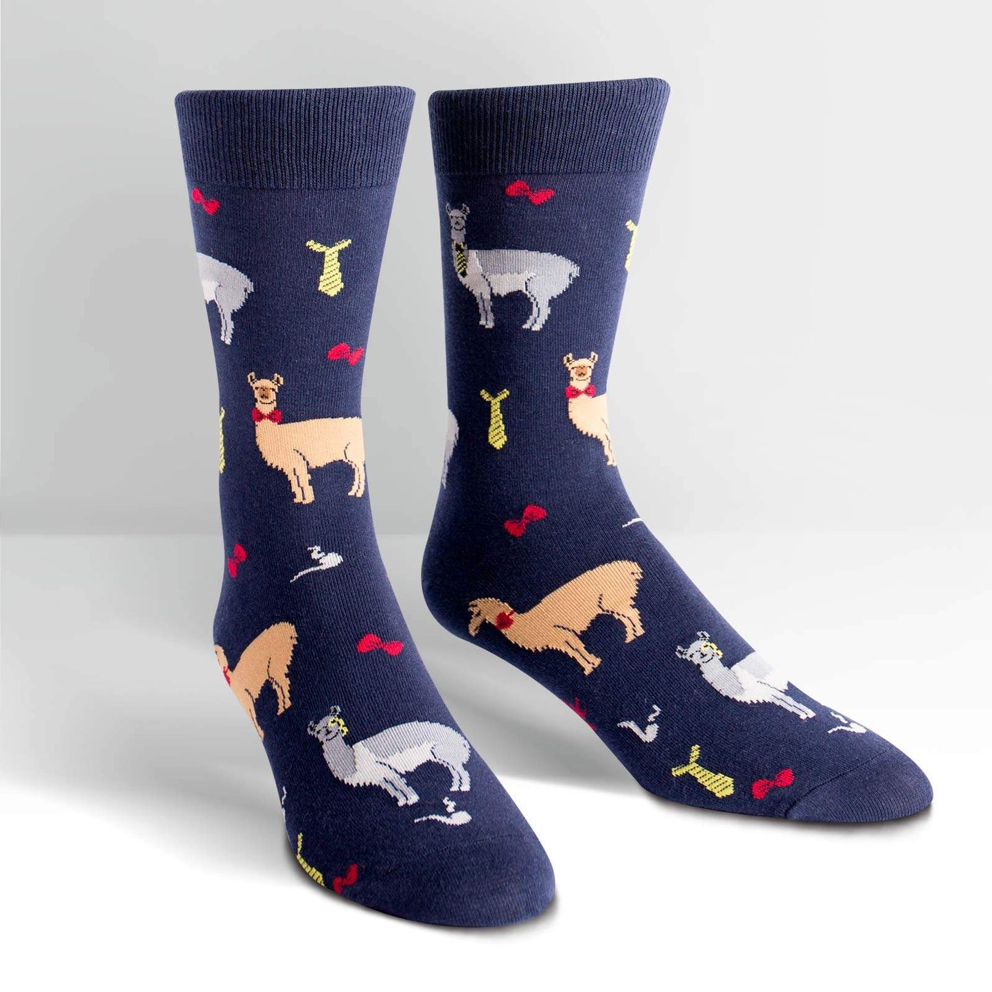 Sock it to me Men's Crew: Llama Drama