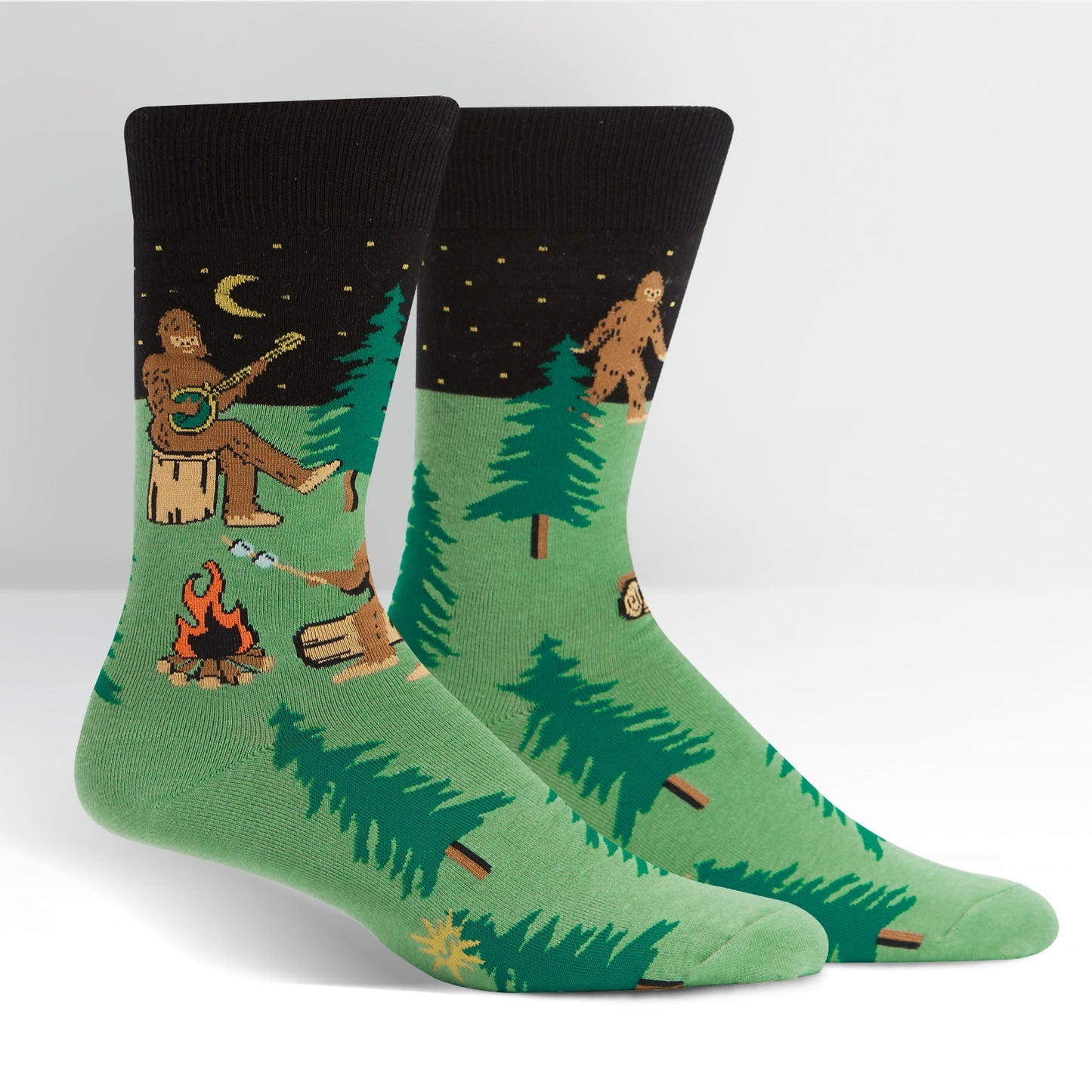 Sock it to me Men's Crew: Sasquatch Camp Out