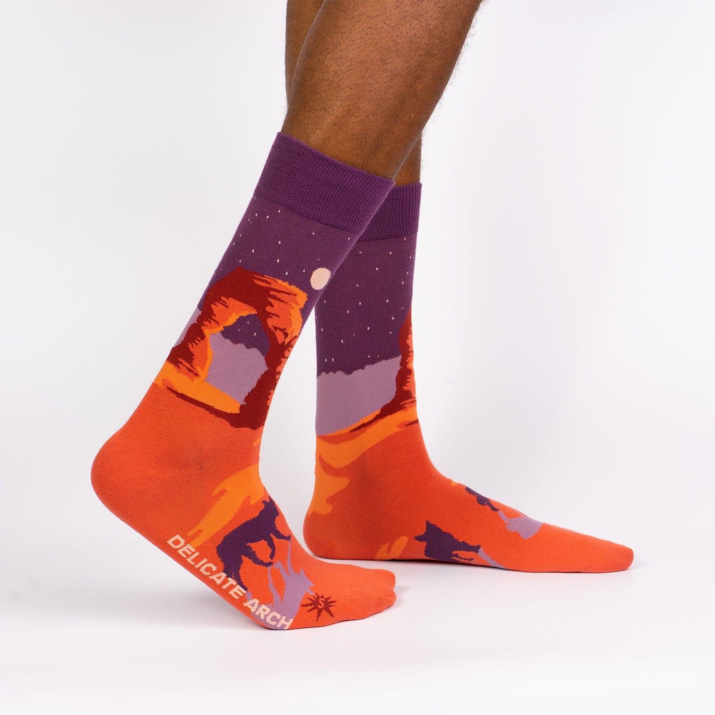Sock it to me Men's Crew: Delicate Arch