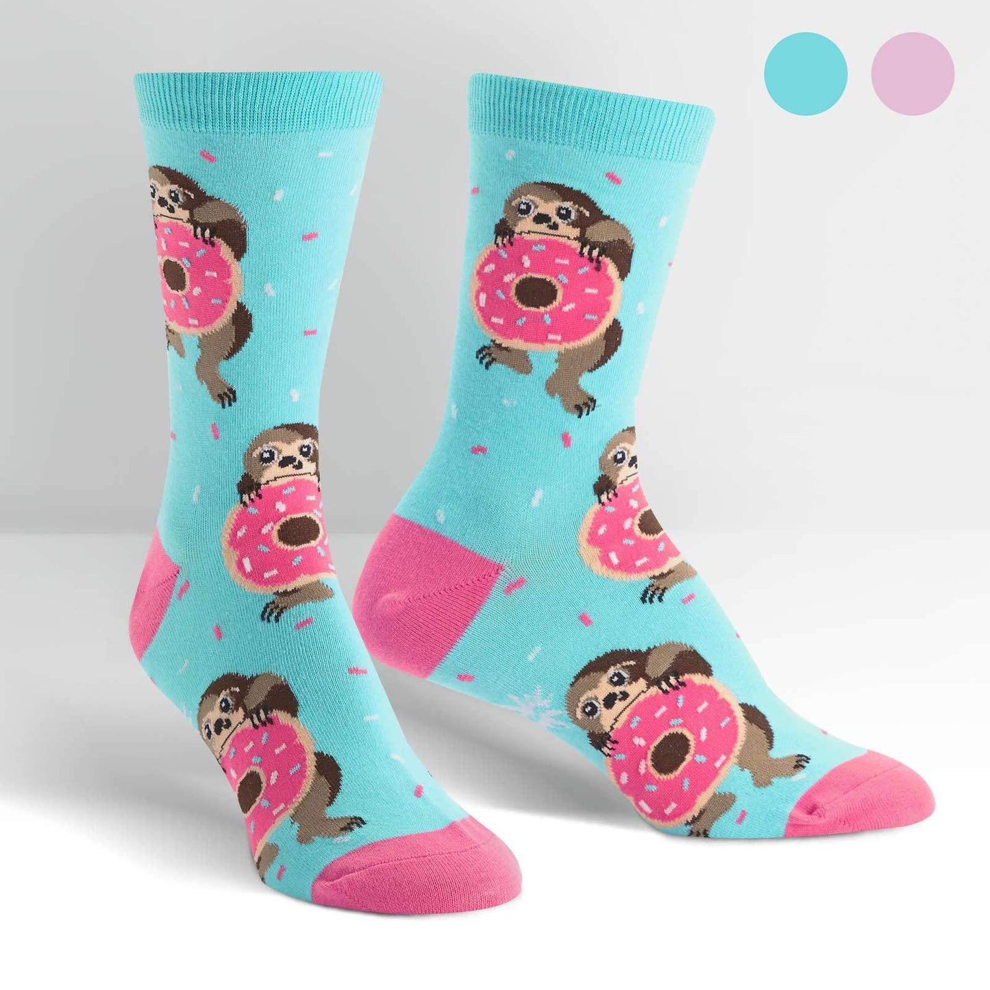 Sock it to me Women's Crew: Snackin' Sloth