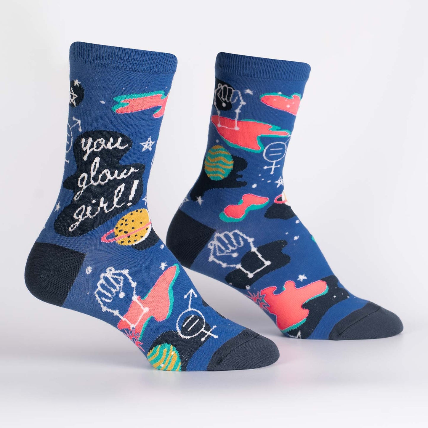 Sock it to me Women's Crew: You Glow Girl