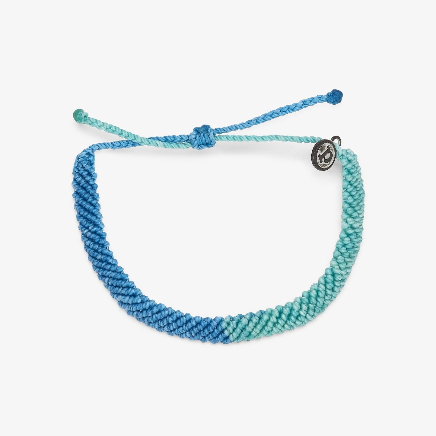 Pura Vida Bracelet 2-Tone Half Flat Woven One Size