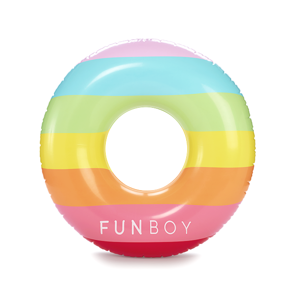 Inflatable Rainbow Tube Float