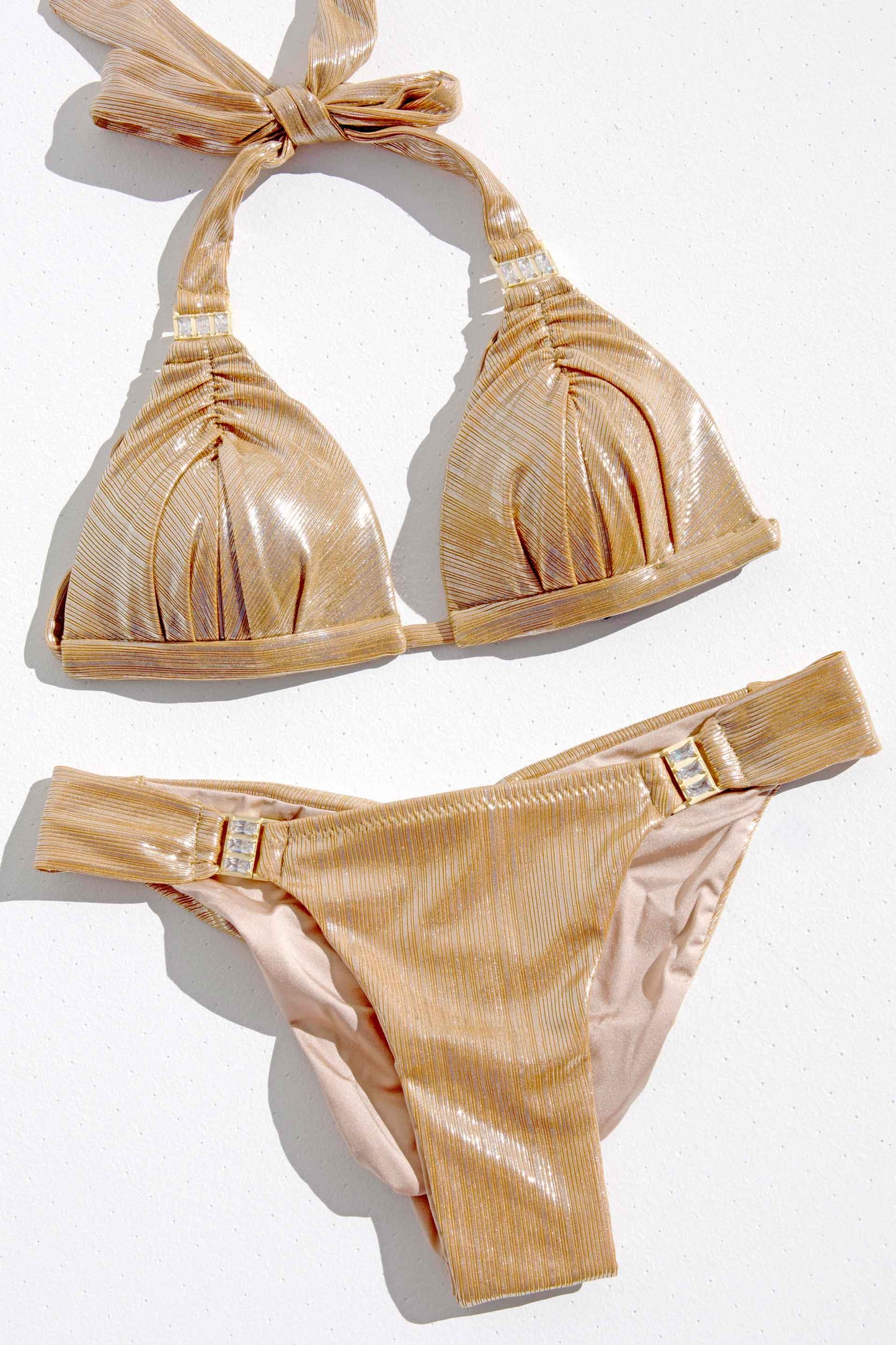 Dolcessa Swimwear Women Bikini Bottom Starlight Gold
