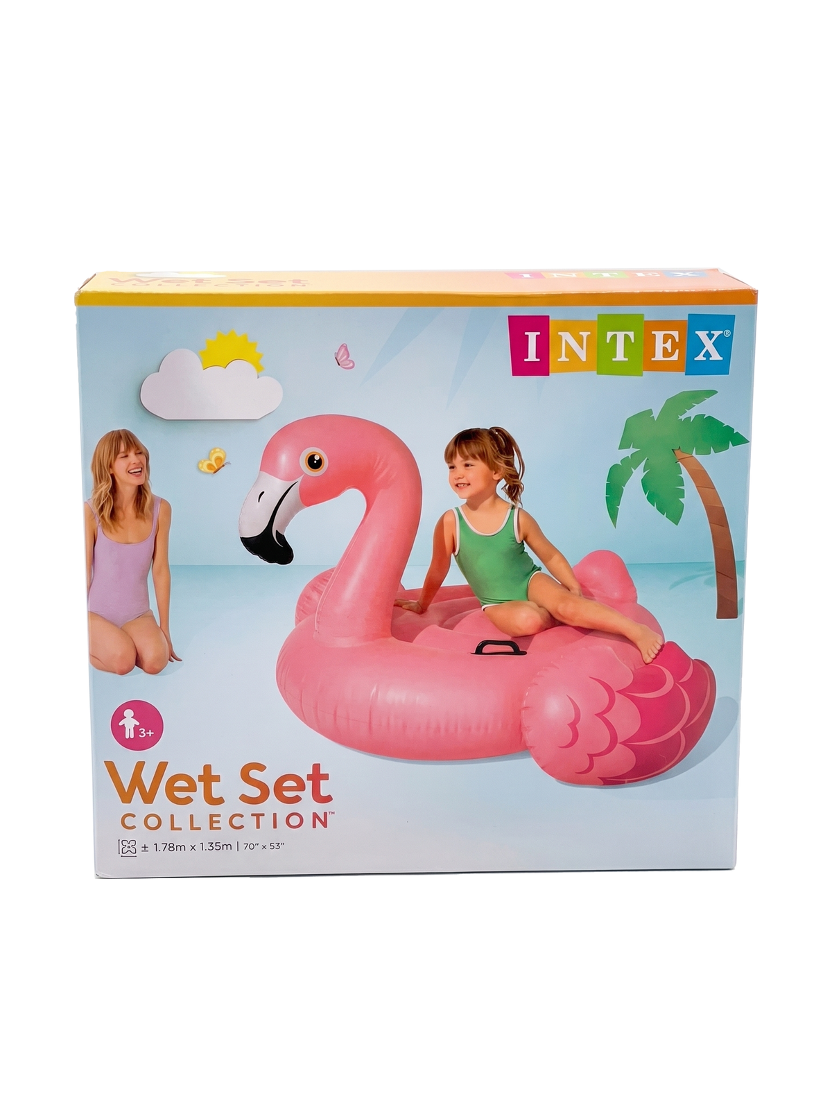 Intex Ride On Flamingo Pink 40.7x27.7x25.1 cm