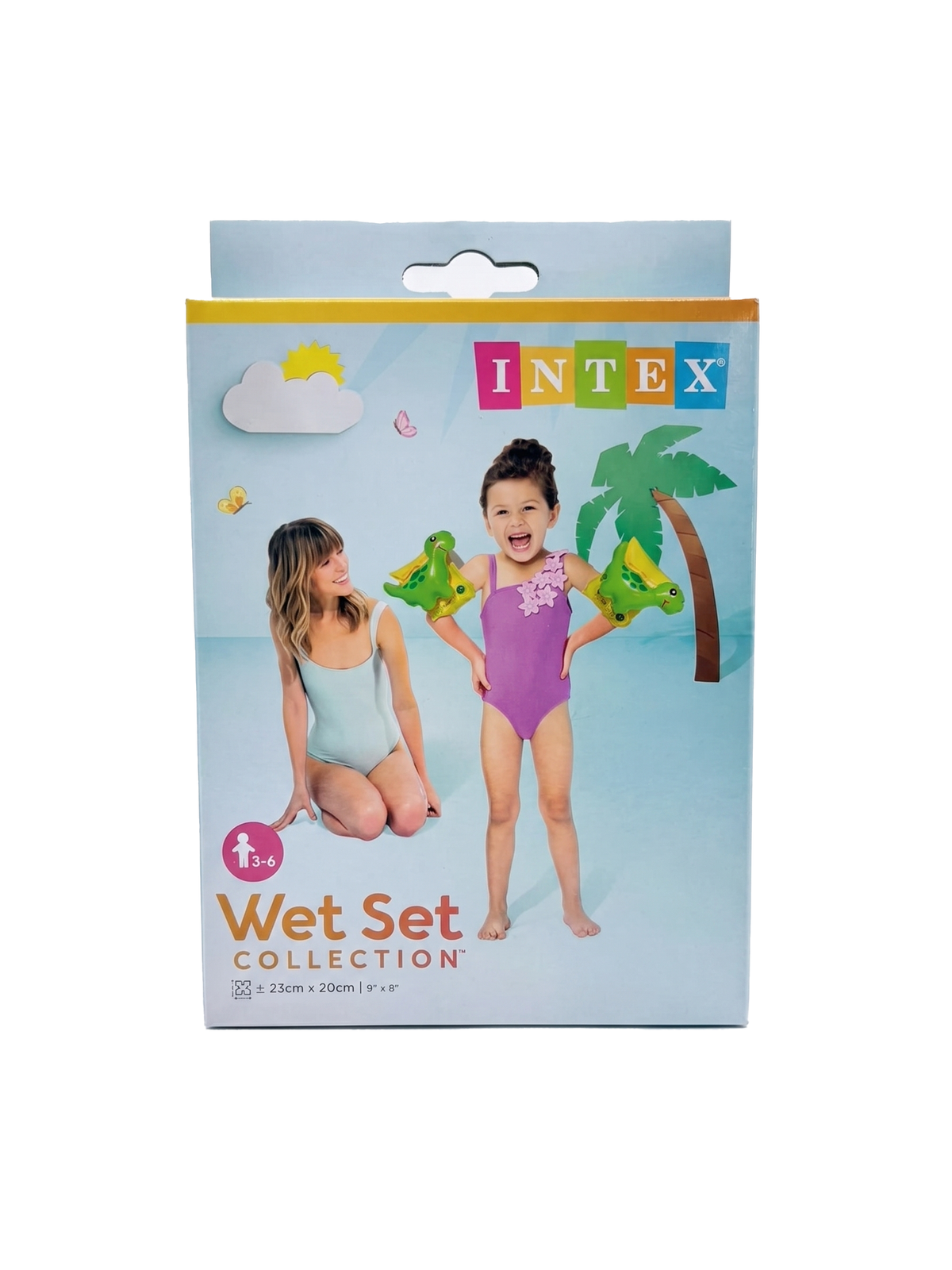 Intex Arm Bands Dinosaur Multicolor 3 To 6 Years Old