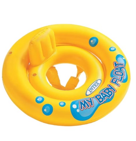 Intex Swim Ring with Seat My Baby Float Yellow 67 cm