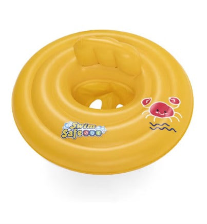 Bestway Swim Ring with Seat Wondersplash Yellow 0-1 Years Old