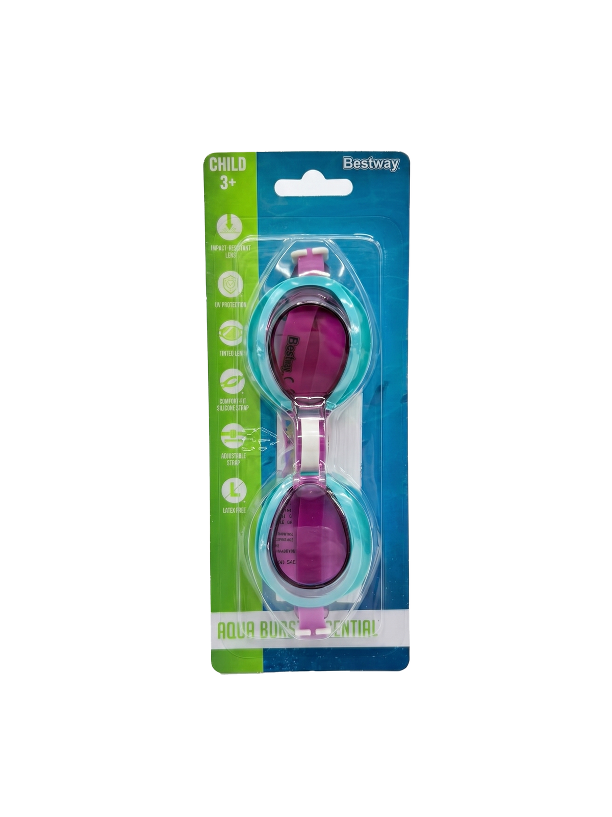 Bestway Goggles Aqua Burst Multicolor 3+ Years Old