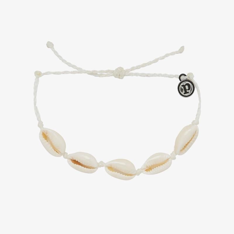 Pura Vida Bracelet Knotted Cowries Black One Size