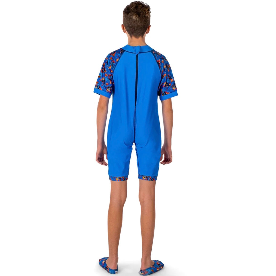 Boys Swimsuit Blue Superman