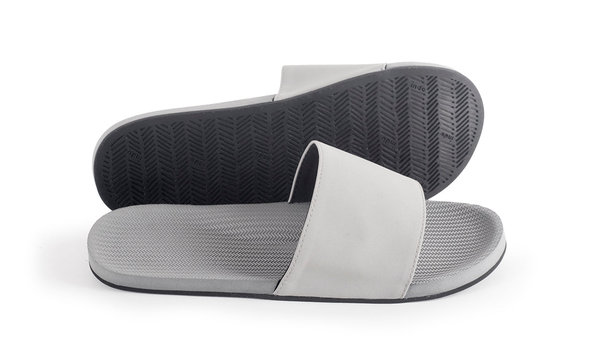 Indosole Essentials Slides Men Granite