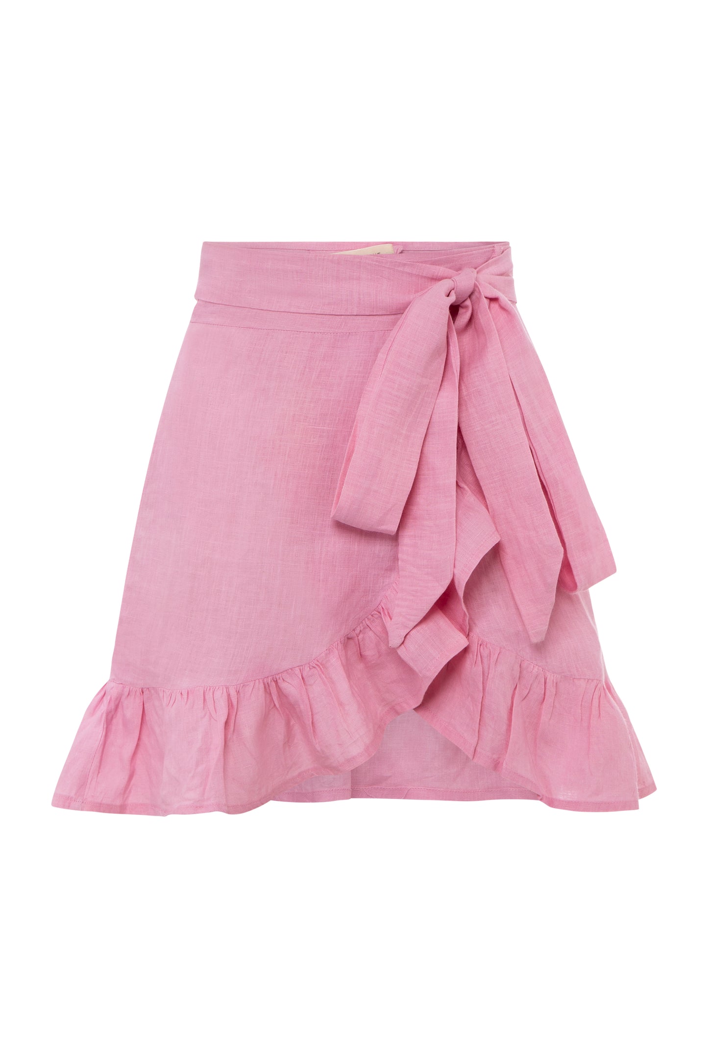 PLAYA LINEN SKIRT - Pink