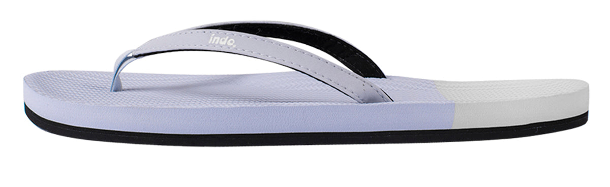 Indosole Essentials Flip Flops Women Color Block Light Shore - Sea Salt