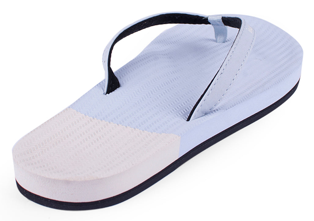 Indosole Essentials Flip Flops Women Color Block Light Shore - Sea Salt