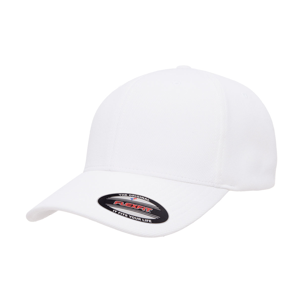 Yupoong Unisex Cap Flexfit Cool & Dry White One Size